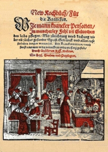 New Kochbuch für die Krancken, Walther Hermann Ryff, 1546, Sammlung des Schweizerischen Gastronomiemuseums